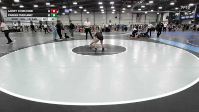 100 lbs Consi Of 64 #2 - Lainey Domangue, TN vs Parker Theriault, ME