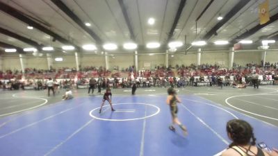 54 lbs Consi Of 8 #2 - Layshaun Paul, Rez WC vs Isabella Roldan, Other Team