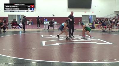 117 lbs Round 1 - Rebkah Jimenez, Unattached vs Mollie Jimenez, East Los Angeles College