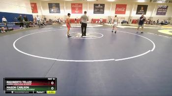 127-1 lbs Round 3 - Mason Carlson, Sanderson Wrestling Academy vs Rigoberto Tellez, Askren Wrestling Academy