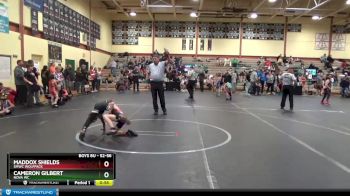 52-56 lbs Round 4 - Cameron Gilbert, NOVA WC vs Maddox Shields, SMWC Wolfpack