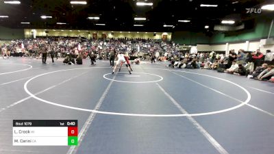 165 lbs Consi Of 8 #1 - Liam Crook, WI vs Mario Carini, CA