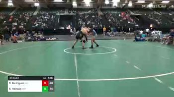 220 lbs Rr Rnd 2 - Dario Rodriguez, Kearney High School vs Breken Heiman, Gretna High School