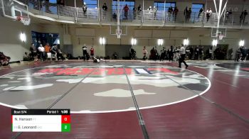 182 lbs Cons. Round 2 - Garrett Leonard, Lake City High School vs Nathan Hansen, Frenchtown