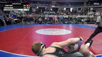 6A 190 lbs 1st Place Match - Cody Kirk, Pike Road School vs Carter Reed, Jasper