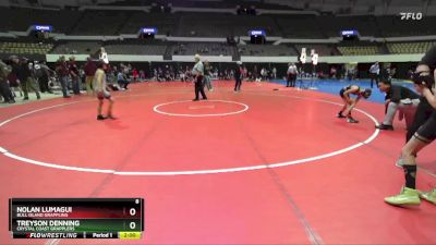 National 3-5 84 5th Place Match - Treyson Denning, Crystal Coast Grapplers vs Nolan Lumagui, Bull Island Grappling