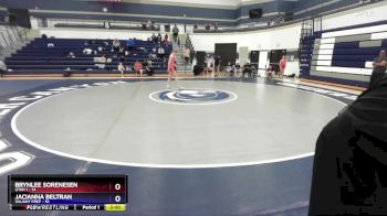 125 lbs Round 2 (4 Team) - Brynlee Sorenesen, Utah 1 vs Deandra Meza, Valiant Prep