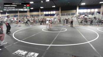 106 lbs Semifinal - Cadence Harrell, Titan Mercury WC vs Eisa Scrapper, Poway Elite