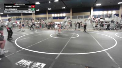 106 lbs Semifinal - Cadence Harrell, Titan Mercury WC vs Eisa Scrapper, Poway Elite