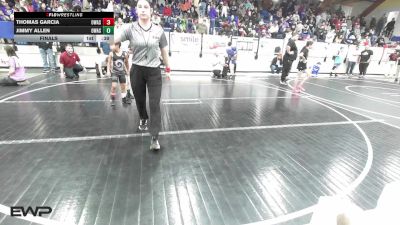 60 lbs Final - Thomas Garcia, Owasso Takedown Club vs Jimmy Allen, Owasso Takedown Club