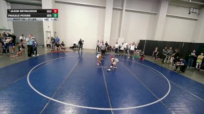 85-94 lbs Champ. Round 2 - Jaxon Brynildson, Colorado vs Paulele Peters, Nevada