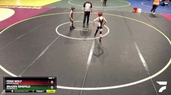 57 lbs Cons. Round 1 - Fenn Wolf, Grand Rapids vs Braden Binsfeld, Paynesville