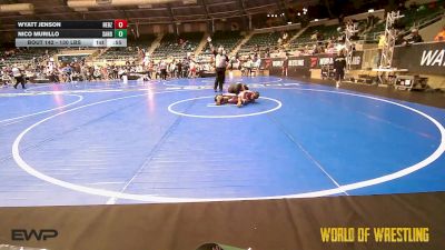 130 lbs Consi Of 8 #1 - Wyatt Jenson, Nebraska Boyz vs Nico Murillo, Sanderson Wrestling Academy