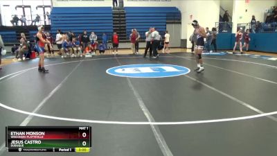 133 lbs Cons. Round 2 - Jesus Castro, Dubuque vs Ethan Monson, Wisconsin-Platteville