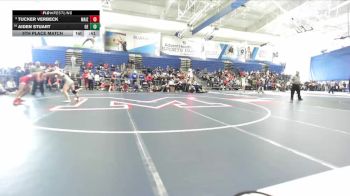 126 lbs 5th Place Match - Aiden Stuart, Olathe East vs Tucker Verbeck, Maize