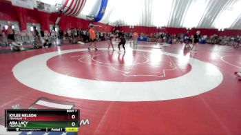 170 lbs Round 3 (6 Team) - Kylee Nelson, Team Blue vs Asia Lacy, Team Pink