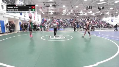 Boys 175 lbs Cons. Round 2 - Frank Riley, Saint Francis Boys vs Lazaro Ruiz, Sacred Heart&nbsp;Boys