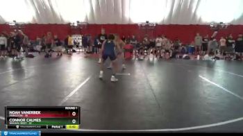 166-167 B Round 1 - Connor Calmes, Wausau West vs Noah Vanerbek, Princeton