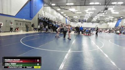 125 lbs Quarterfinal - Cole Terry, Northside Wrestling Club vs Markus McCoy, Champions Wrestling Club