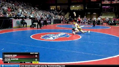 6A-138 lbs 3rd Place Match - Maddox Sisk, Paulding County vs Peter Gunter, Sequoyah