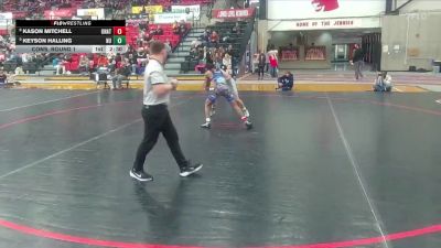 141 lbs Cons. Round 1 - Keyson Halling, Newman vs Kason Mitchell, Unattached