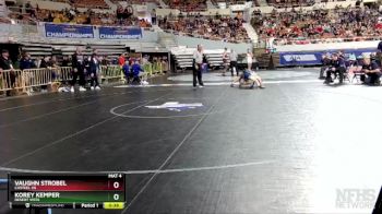 D1-144 lbs Cons. Semi - Vaughn Strobel, Casteel HS vs Korey Kemper, Desert Vista