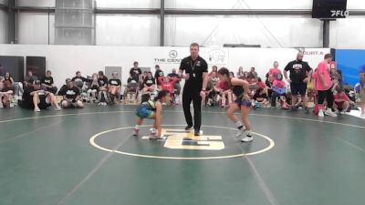 40 lbs Rr Rnd 6 - Kynlie Tackett, Ohio Outcasts - W vs Braelynn Stetler, Apex (OH) Girls - W