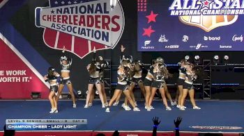 Champion Cheer - Lady Light [2026 L5 Senior - Small - B Day 2] 2026 NCA All-Star National Championship