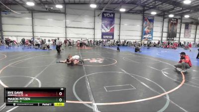 96 lbs Rd# 1 9:00am Friday - Rye Davis, Nebraska Elite vs Mason Pitzen, Team Ohio