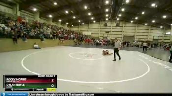 120 lbs Champ. Round 2 - Rocky Morris, Marsh Valley vs Dylan Boyle, Logan