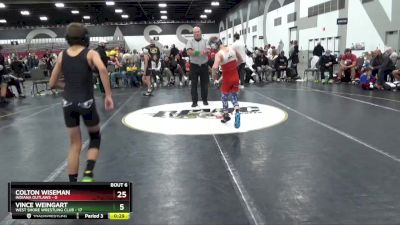 80 lbs Semis & 1st Wrestleback (8 Team) - Alex Lobdell, Indiana Outlaws vs James Potts, West Shore Wrestling Club