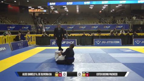 Ester Boeing Pacheco vs Alice Danielly A. De Oliveira Da 2026 Pan Jiu Jitsu IBJJF Championship