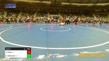 101 lbs Round Of 64 - Jett Kline, Cowboy Wrestling Club vs Dalton McDaniel, Greater Heights Wrestling
