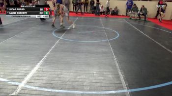 100_B lbs Quarterfinal - Lucas Russo, Shikellamy vs Kayne Burkett, Chestnut Ridge