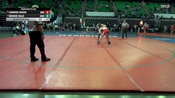 5A 150 lbs Quarterfinal - Brodie Hale, Corner vs London Wood, A P Brewer High School