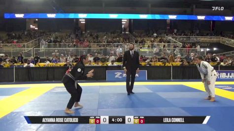 Leila Connell vs Alyanna Rose Catolico 2025 Pan Kids Jiu-Jitsu IBJJF Championship
