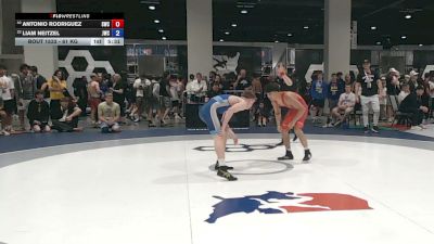 61 kg Champ. Rd Of 64 - Antonio Rodriguez, SOUTHWEST WRESTLING CLUB vs Liam Neitzel, Jackrabbit Wrestling Club
