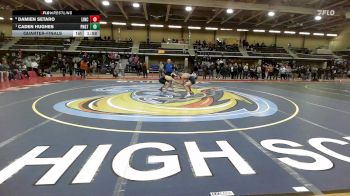 106 lbs Quarterfinal - Damien Setaro, Lincoln vs Caden Hughes, Ponaganset
