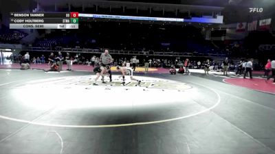 106 lbs Cons. Semi - Benson Tanner, Del Oro vs Cody Holtberg, St. Mary`s