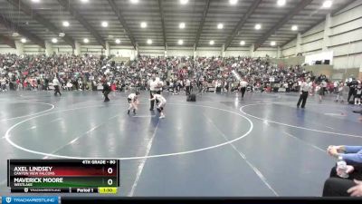 80 lbs Quarterfinal - Maverick Moore, Westlake vs Axel Lindsey, Canyon View Falcons