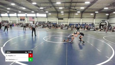 88 lbs Rr Rnd 1 - Dillin Keefe, WAR Wrestling Club vs Marleigh Baldwin, No Team