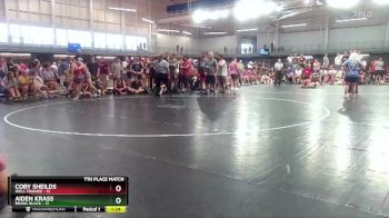 132 lbs Placement Matches (16 Team) - Coby Sheilds, Well Trained vs Aiden Krass, BRAWL Black