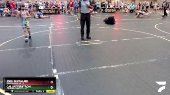 70 lbs Quarterfinals (8 Team) - Josh Buffalari, Ragin Raisins WC vs Cal Satterstrom, The Funky Singlets