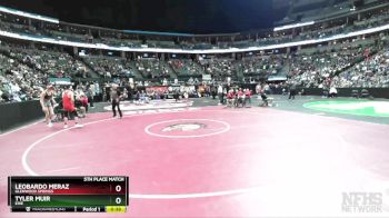 144-4A 5th Place Match - Tyler Muir, Erie vs Leobardo Meraz, Glenwood Springs