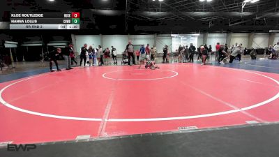 75 lbs Rr Rnd 3 - Kloe Routledge, Husky Wrestling Club vs Hanna Lollis, Cowboy Wrestling Club