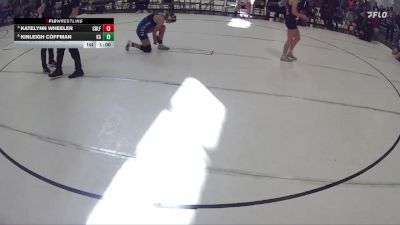 123 lbs Cons. Semi - Kinleigh Coffman, Kearney Girls vs Katelynn Wheeler, Team Wheeler