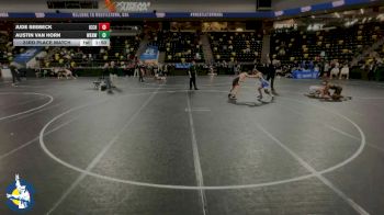 165 lbs 23rd Place Match - Jude Seebeck, Iowa City, City High vs Austin Van Horn, Waukee Northwest