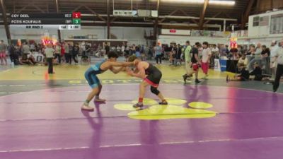 140 lbs Rr Rnd 2 - Coy Deel, West Craven High School vs Fotis Koufalis, Empire Wrestling Academy