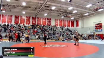 165 lbs Champ. Round 1 - Johnny Rust, Meeker vs Carlos Vargas, Buckeye Union