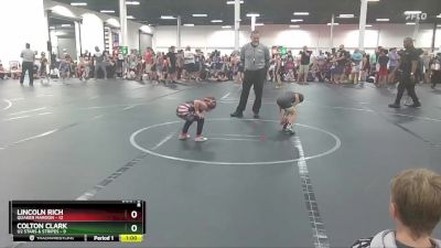 48 lbs Round 1 (4 Team) - Lincoln Rich, Quaker Maroon vs Colton Clark, U2 Stars & Stripes